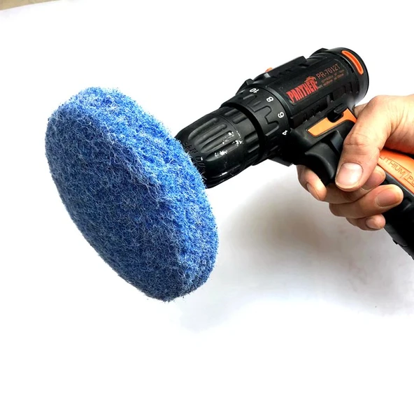 Elektrikli Matkap Fırça Temizleme Seti - 13cm - Yumuşak Kıl - Geliştirilmiş Fırça - 9