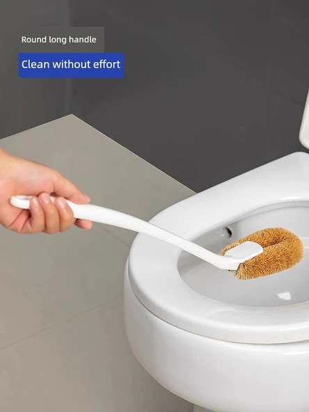 Japon Tarzı Köşe Ulaşmaz Tuvalet Fırçası - Geliştirilmiş Duvar Seti 2 Adet - Resim 6