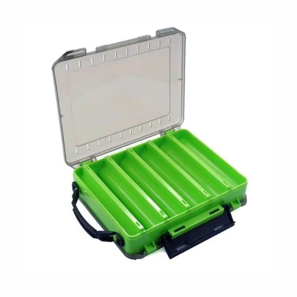 SHUFA Lure Box Çift Taraflı Kutu 130mm Yeşil