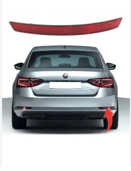 Superb Reflektör Arka Tampon Sag 2015>> ürün görseli 1