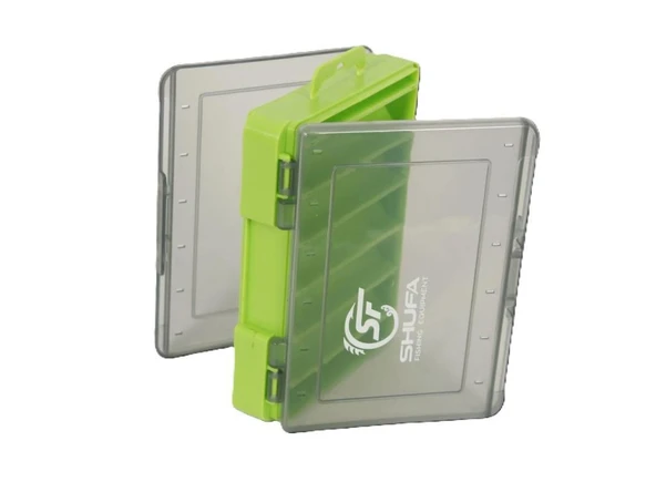 SHUFA Lure Box Çift Taraflı Kutu 130mm Yeşil - 2