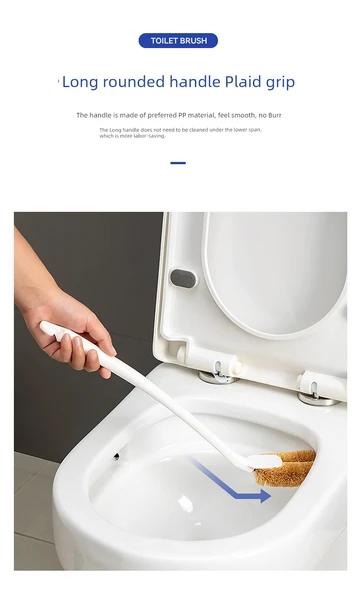 Japon Tarzı Köşe Ulaşmaz Tuvalet Fırçası - Geliştirilmiş Duvar Seti 2 Adet - Resim 12