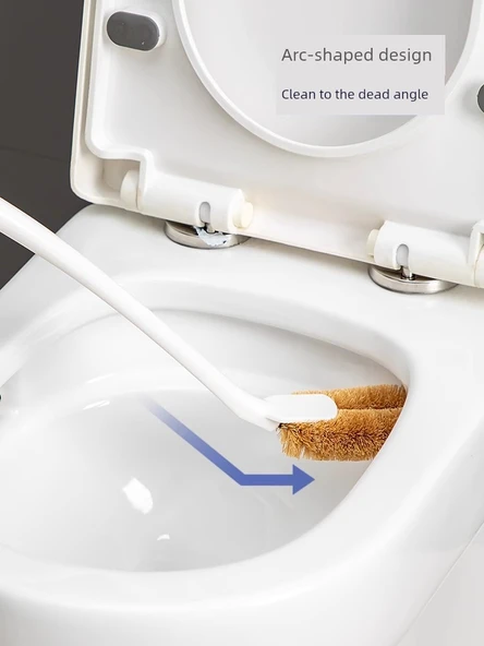 Japon Tarzı Köşe Ulaşmaz Tuvalet Fırçası - Geliştirilmiş Duvar Seti 2 Adet - Resim 3