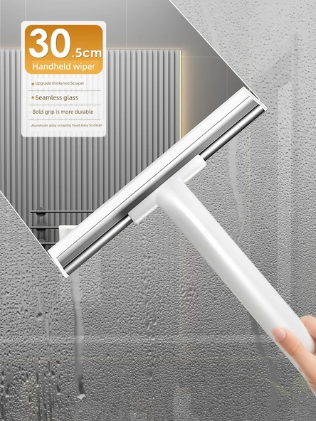 Cam Temizleme Aleti - El Tipi - 30cm Kalınlaştırılmış Yumuşak Kazıma Şeridi