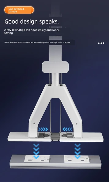 Paslanmaz Çelik 28cm Sünger Paspas - 1 Başlıklı - 10
