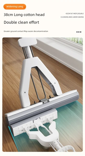 Paslanmaz Çelik 28cm Sünger Paspas - 2 Başlıklı - 11