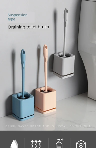 Çiçek Desenli Tuvalet Temizleyici - 6
