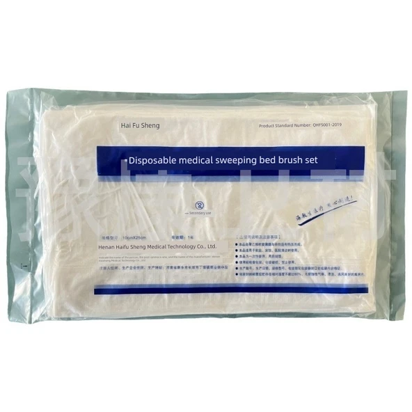 Tek Kullanımlık Medikal Yatak Temizleme Fırçası - Fırça Seti (50 adet/paket)