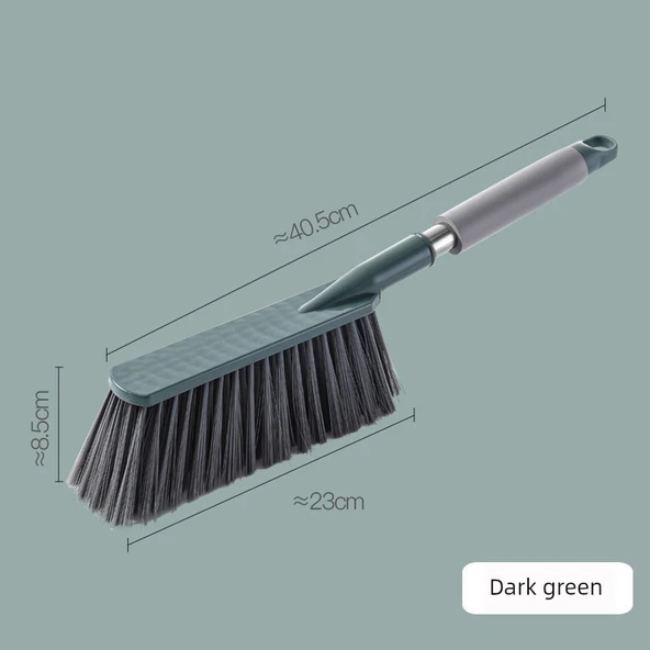 Anti-Mite Yatak Fırçası - Yeni Model 0.067mm Uzun Kıllı Yeşil 40.5x8.5cm