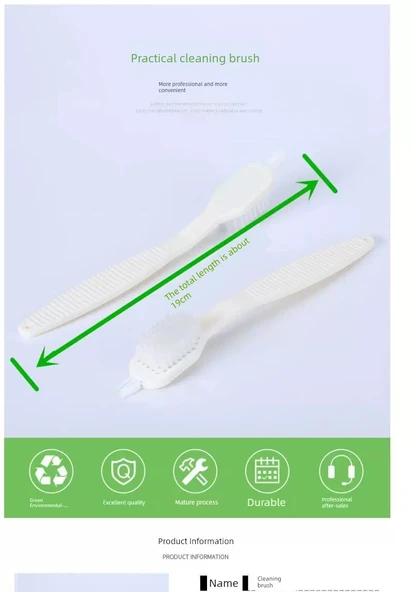 Çok Amaçlı Temizleme Fırçası - 5 Adet (19cm) - 7
