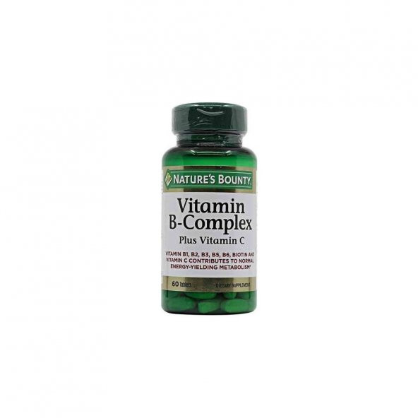 Nature's Bounty Vitamin B-Complex Plus Vitamin-C 60 Tablet