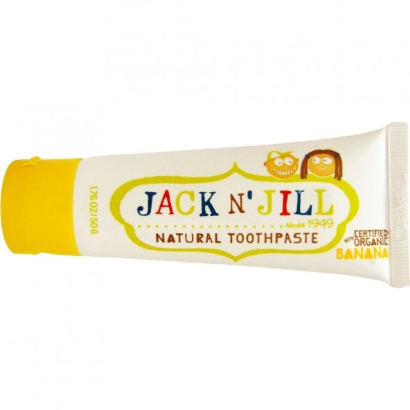 Jack NJill Banana Muz Aromalı Doğal Diş Macunu 50 G