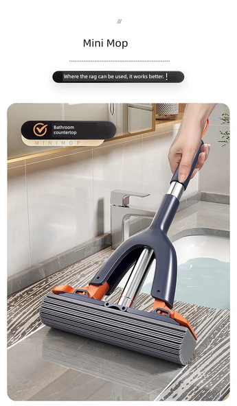 Mini Mop - 1 Adet Nemlendirici Pamuk Başlıklı - Resim 9