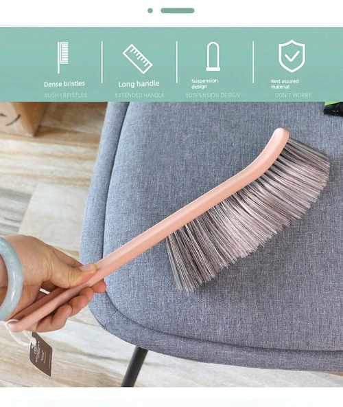 Minimalist Ev Tipi Yatak Fırçası - Pembe - Resim 10