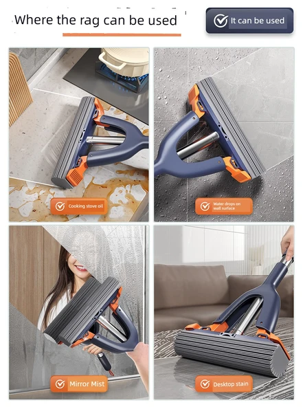 Mini Mop - 1 Adet Nemlendirici Pamuk Başlıklı - Resim 2