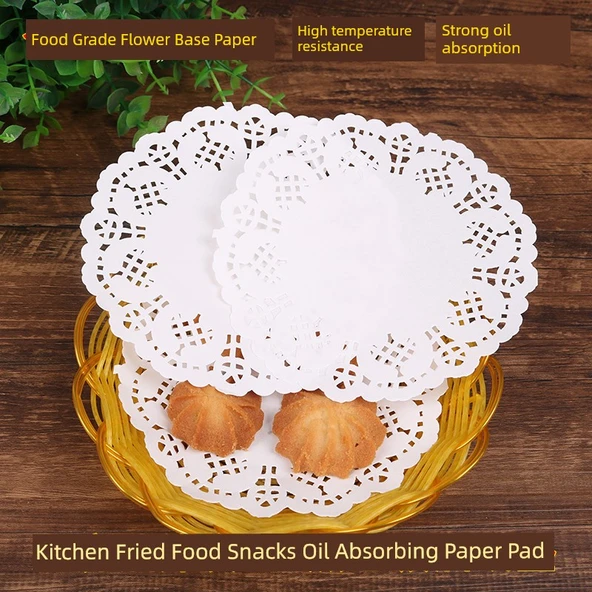 Mutfak Dantel Kağıdı Yuvarlak 24cm (1000 Adet) - Resim 4