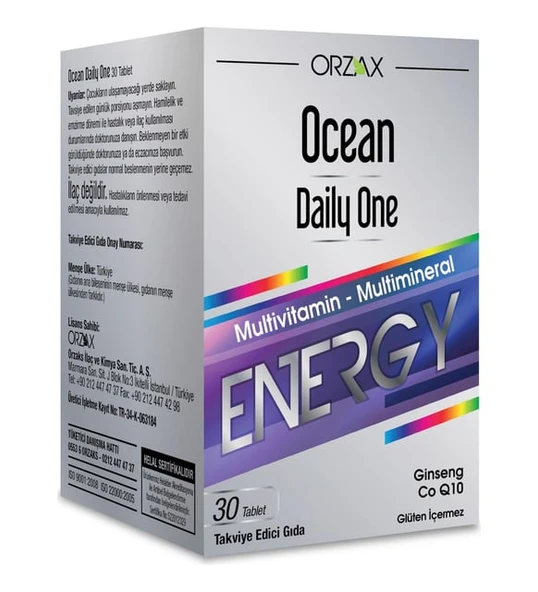 Ocean Daily One Energy 30 Tablet ürün görseli