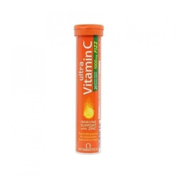 Vitabiotics Ultra Vitamin C 20 Efervesan Table