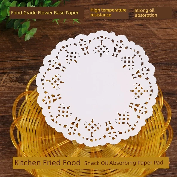 Mutfak Dantel Kağıdı Yuvarlak 24cm (1000 Adet) - Resim 5