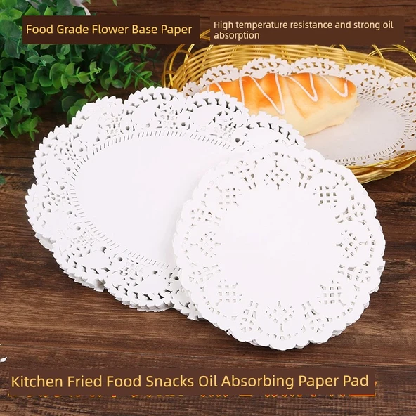 Mutfak Dantel Kağıdı Yuvarlak 24cm (1000 Adet) - Resim 9