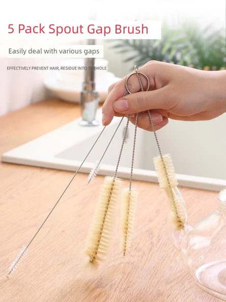 Mini Musluk Arası Temizleme Fırçası Seti - 10 Adet No. 4 Fırça - 4