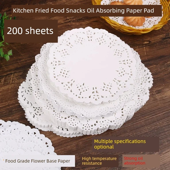 Mutfak Dantel Kağıdı Yuvarlak 24cm (1000 Adet) - Resim 8