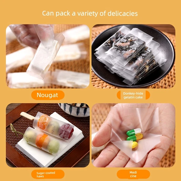Kutulu Çocuklar İçin İlaç Alma Yardımcı Pirinç Kağıdı - Tablet [6.5*10cm] 500 Adet - 6