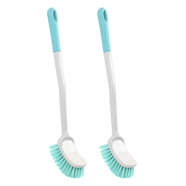Uzun Saplı Banyo Temizleme Fırçası - 2'li Set