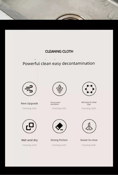 Çift Katmanlı Kalınlaştırılmış Bulaşık Bezi Çelik Teli - Özel Kalın [8 Adet] - Resim 8