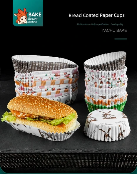 Yüksek Isıya Dayanıklı Yağ Geçirmez Kek Kağıdı - Tavus Kuşu Mavisi - Resim 7