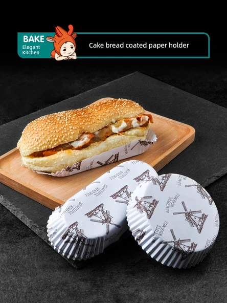 Yüksek Isıya Dayanıklı Yağ Geçirmez Kek Kağıdı - Tavus Kuşu Mavisi - Resim 3