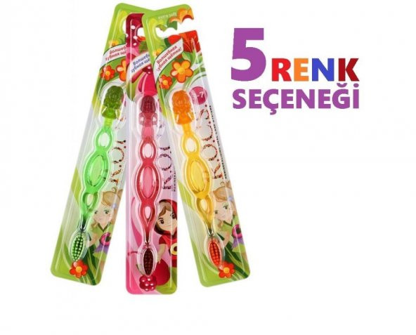 Rocs Kids 3-7 Yaş Çocuk Diş Fırçası 5 AYRI RENK SEÇENEĞİ