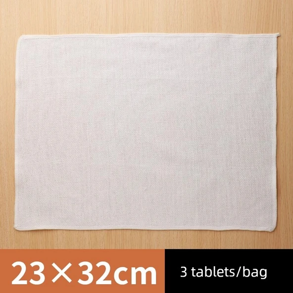 Pamuklu Gıda Buharlama Bezi - 23x32cm (3 Adet)