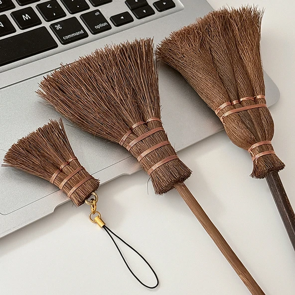 Mini Masaüstü Klavye Temizleme Fırçası - Mini Küçük Fırça - 4