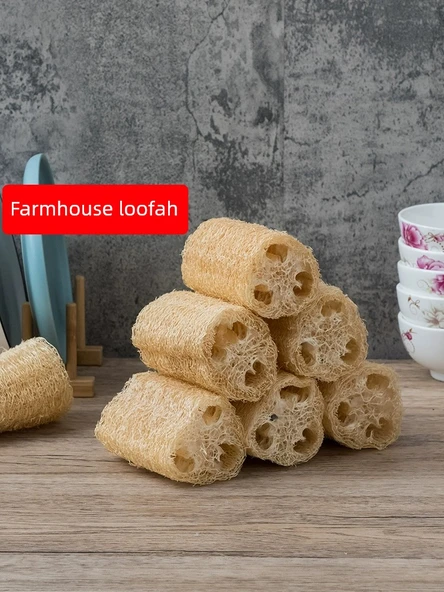 Doğal Yağsız Mutfak Temizleme Lifi Bulaşık Fırçası - Bölüm 10cm x 5 - 2