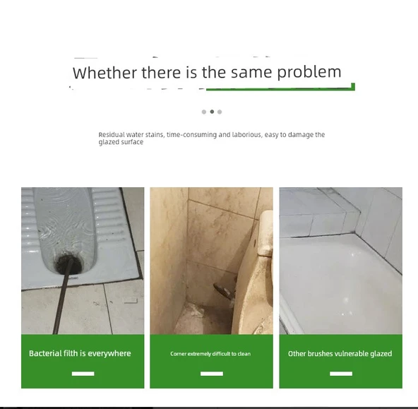 Yumuşak Kıllı Tuvalet ve Banyo Fırçası Seti - 8