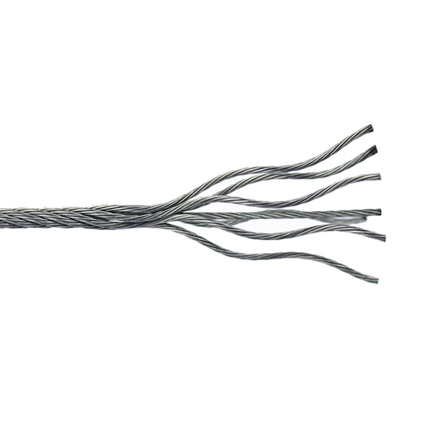 Paslanmaz Çelik Çamaşır Askısı - 12 m Çelik Halat (4 m - 5 m Balkon) - 6