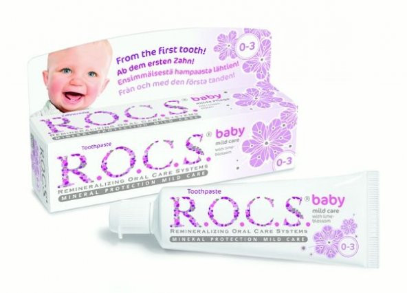 Rocs Baby 0-3 Yaş Yutulabilir Diş Macunu Ihlamur
