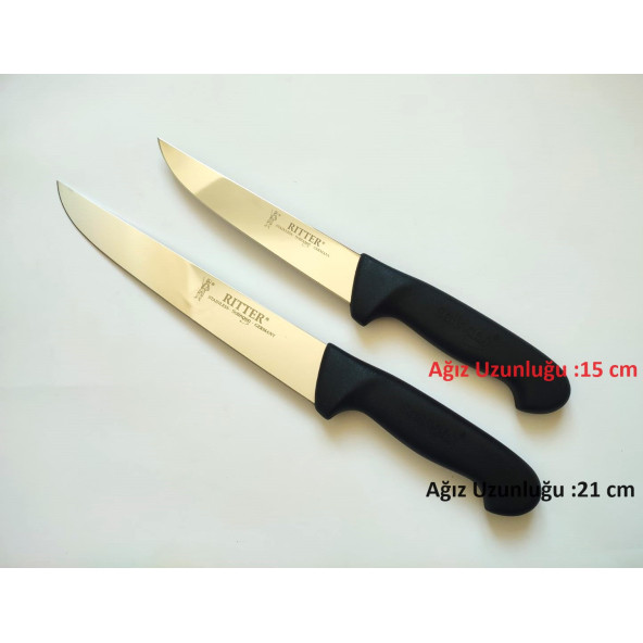 2 ADET ORJİNAL SOLİNGEN KASAP BIÇAGI (21 CM+15 CM) - 1