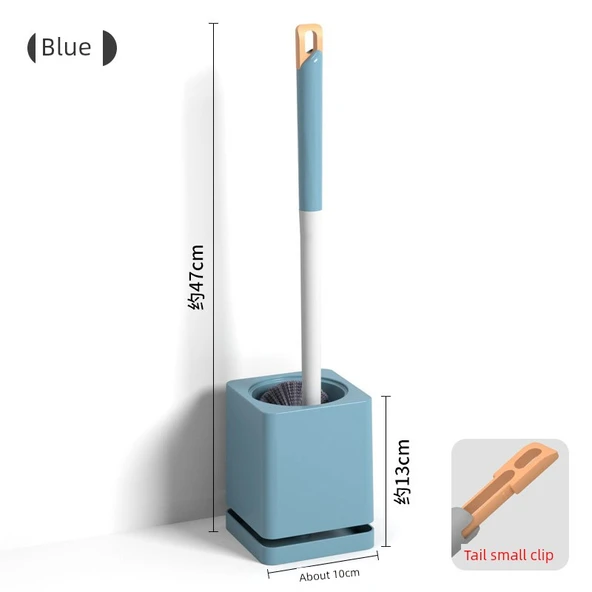 Bazalı WC Fırçası - Mavi - Zemin/Duvar