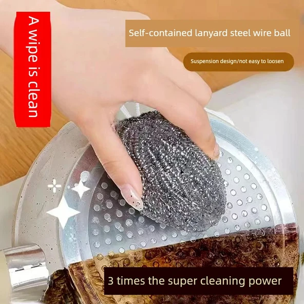 Paslanmaz Çelik Bulaşık Teli - 10'lu Paket - 2