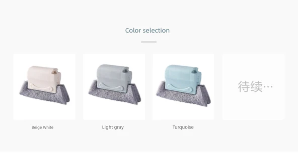 Pencere Kanalı Temizleme Fırçası - 2 Adet Kanal Fırçası + 1 Adet Aralık Fırçası - Resim 8