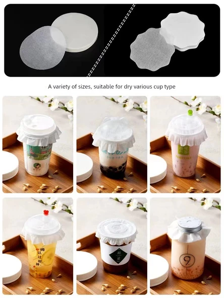 Dantelli Sütlü Çay Bardağı Mühürleme Filmi - 14cm - 500 Adet - 7