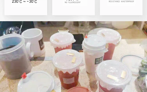 Sütlü Çay Bardağı Mühürleme Filmi - 12cm - 500 Adet - 11