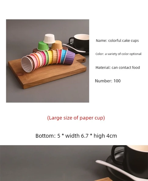 Yüksek Isıya Dayanıklı Muffin Kağıdı - Küçük Boy Turuncu 100 adet - Resim 8