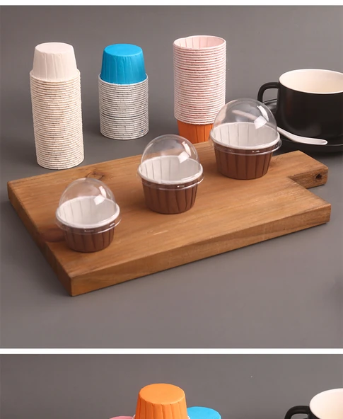 Yüksek Isıya Dayanıklı Muffin Kağıdı - Küçük Boy Turuncu 100 adet - Resim 12