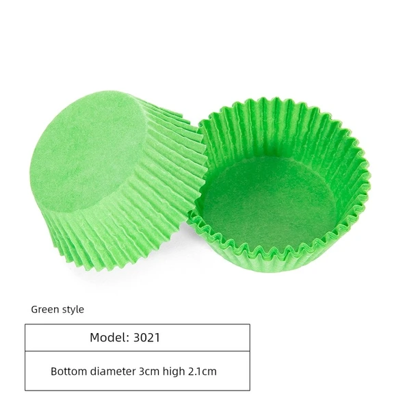 Kek Kağıdı Kalıbı - 3021 Yeşil (Alt Çap 3cm)