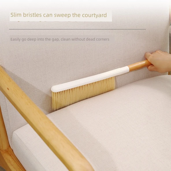 Yatak Toz Alma Fırçası - Ahşap Rengi - Tekli - Resim 4