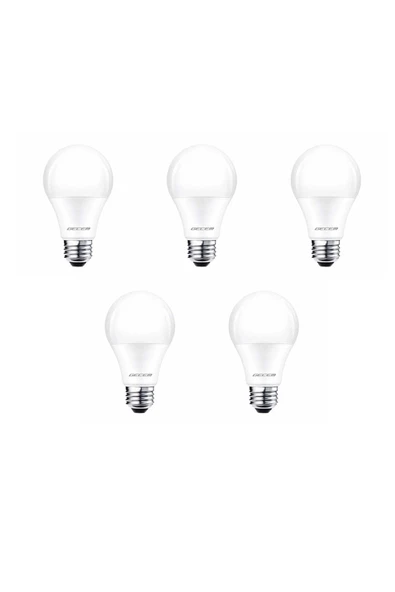 5 Adet Gecem 11W Led Ampul E27 Duy 6500K - Beyaz Işık