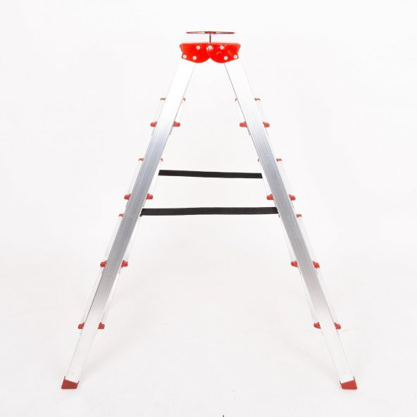 ALÜMİNYUM ÇİFT ÇIKIŞLI 5 BASAMAKLI MERDİVEN(109 CM) (ACCM.03) - 2